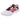 Women's 696v6 B Width Court Shoes White and Monarch Burgundy