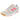Women`s Coco Delray D Width Tennis Shoes Bisque and Urgent Red