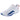 Men's Rush Pro Lite Court Shoes White and Deja Vu Blue