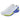 Men's Rush Pro Ace Court Shoes White and Amparo Blue